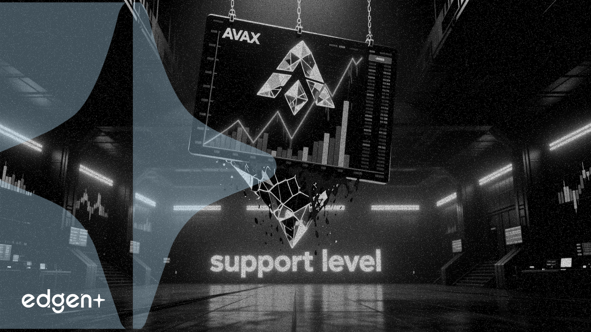 AVAXが14%下落、トレーダーはサポートラインで降服シグナルを警戒