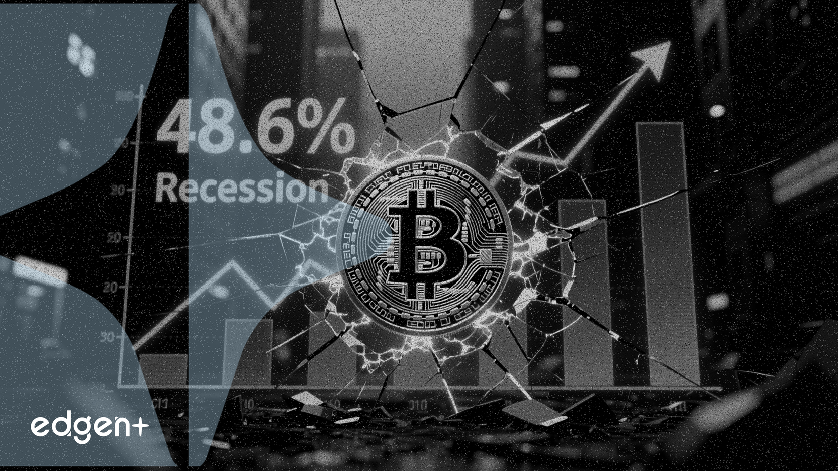 ムーディーズが48.6%の景気後退シグナルを発動、ビットコインの避難資産としての地位を試す