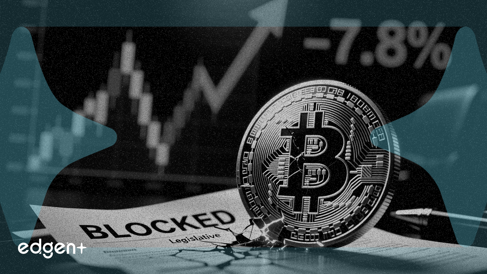 La oposición de Coinbase estanca el proyecto de ley cripto, provocando una caída del 7.8% en sus acciones