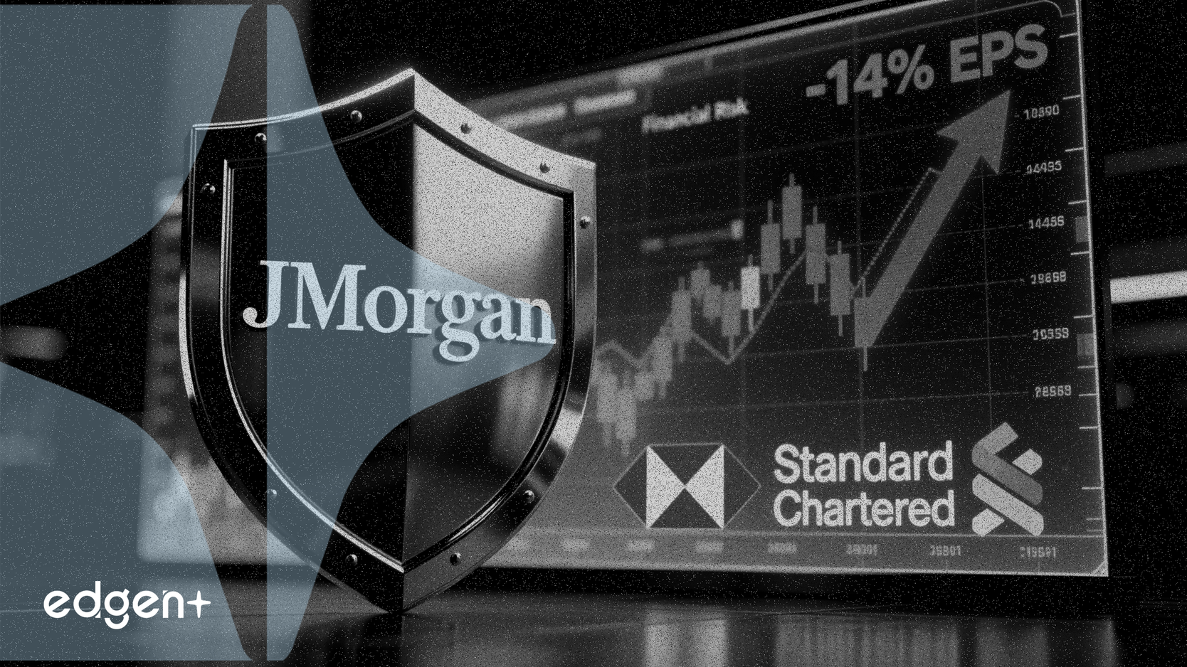 JP모건, 잠재적 14% EPS 리스크에도 HSBC, 스탠다드차타드 지지