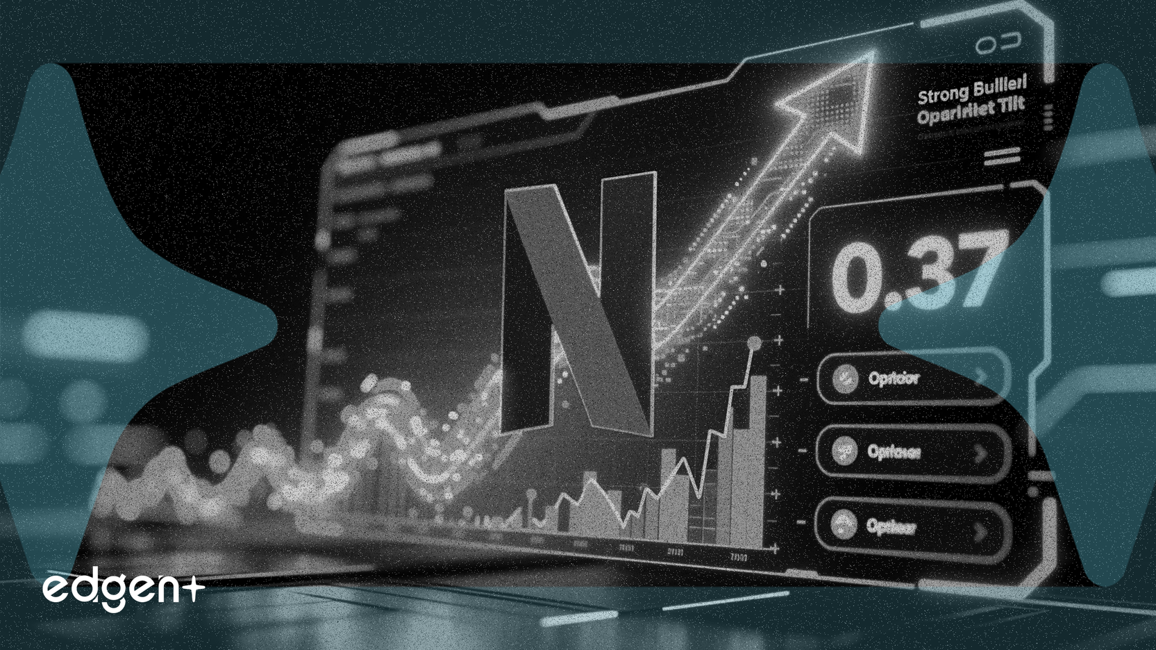 넷플릭스 옵션, 풋/콜 비율 0.37 기록하며 강세 전환 신호