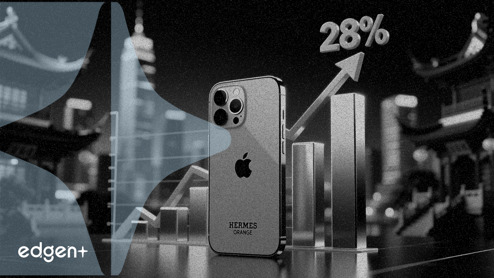 Les ventes d'Apple en Chine augmentent de 38% grâce à l'iPhone 'Orange Hermès' viral