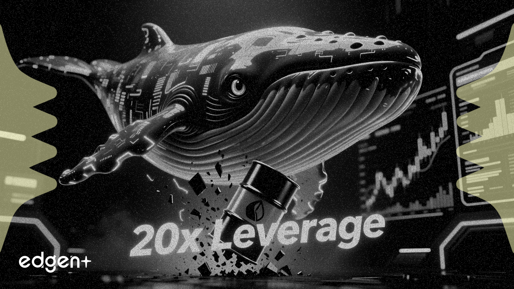 鯨魚在Hyperliquid上以20倍槓桿做空布蘭特原油