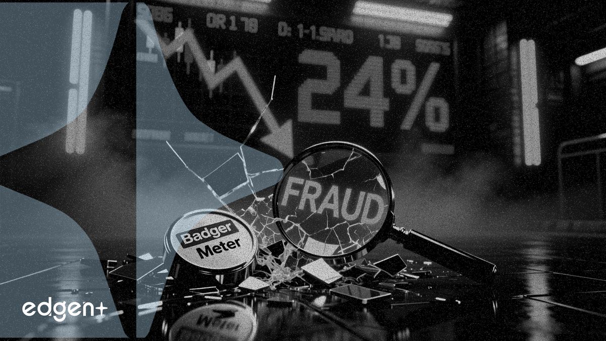 Badger Meter 因股價暴跌24%遭證券詐欺調查