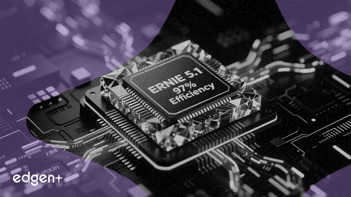 Baidu Debuts ERNIE 5.1 Training on Kunlunxin With 97% Efficiency