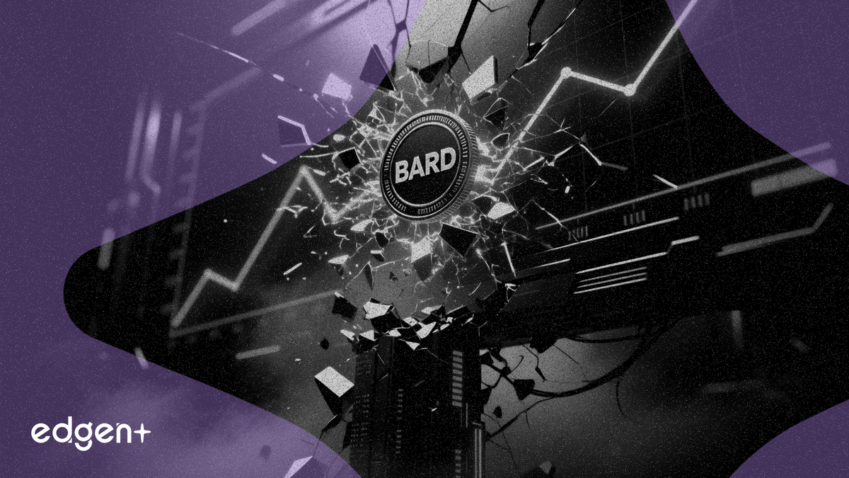 BARD 代幣跌向 0.25 美元，技術支撐崩潰
