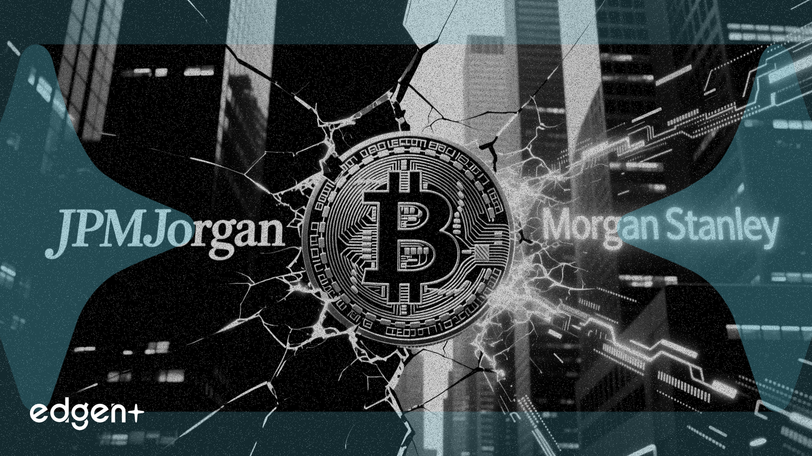 월스트리트 암호화폐 입장 분열: 모건스탠리 ETF 신청, JP모건 경고에 도전