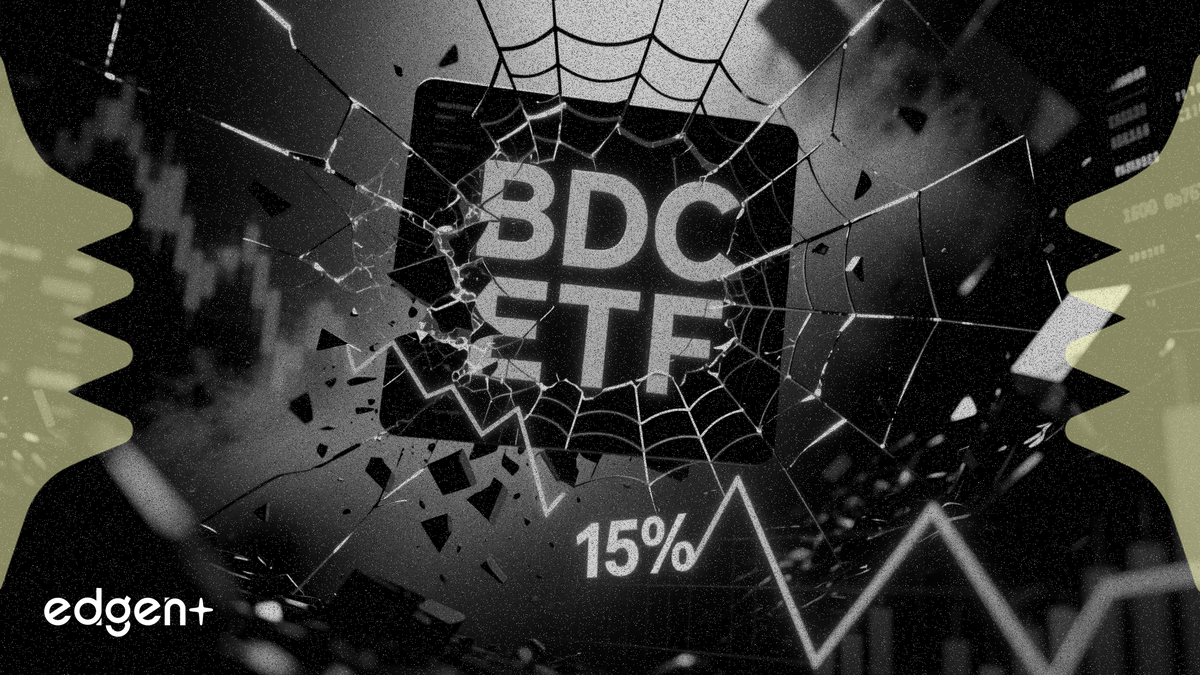 사모 신용 부도 우려 확산으로 BDC ETF 15% 급락