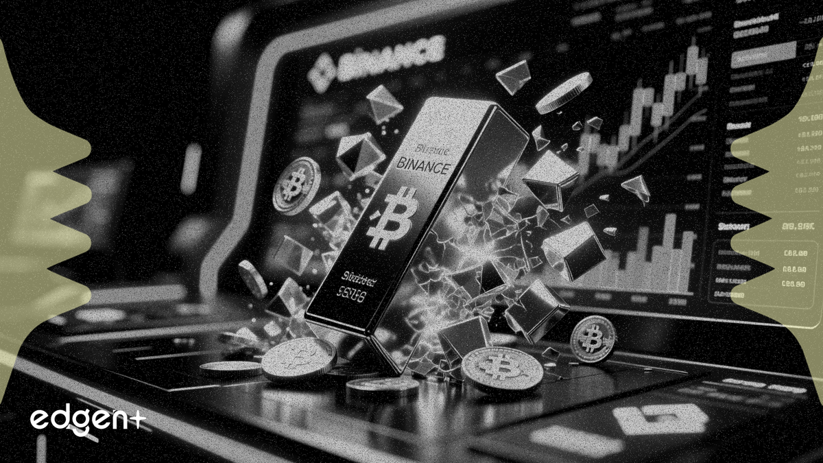 バイナンスの金・銀先物取引高が 41.3 億ドルに到達、仮想通貨からの資金シフト鮮明に
