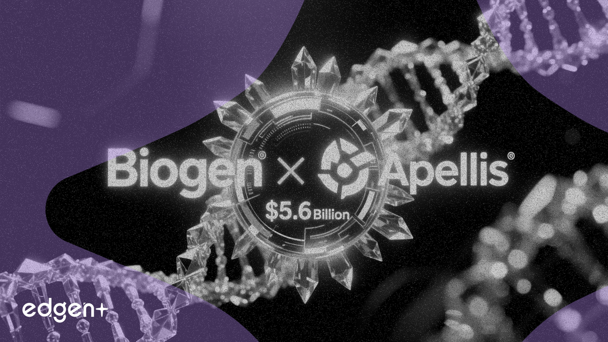 Vào ngày 31 tháng 3 năm 2026, Biogen đã công bố thỏa thuận mua lại Apellis Pharmaceuticals với giá khoảng 5,6 tỷ USD tiền mặt.