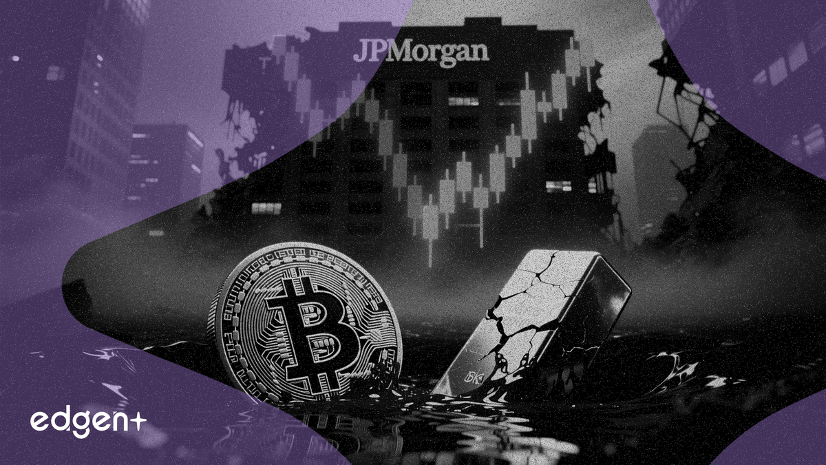 Bitcoin y fondos cotizados de oro sangran $1.000 millones mientras JPMorgan señala retroceso de la cobertura contra la devaluación