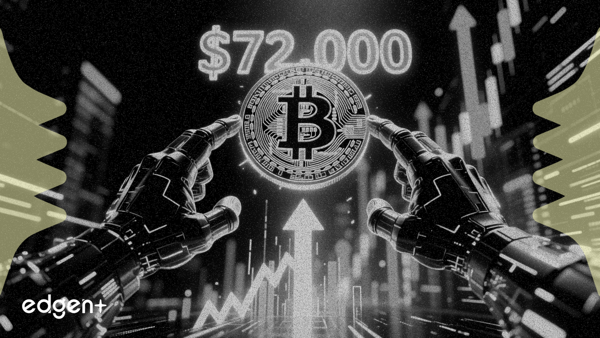 比特幣買盤推動價格突破 7.2 萬美元，現貨需求走強