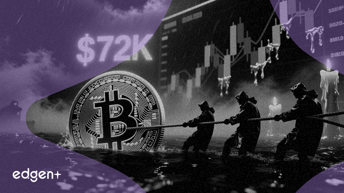 比特幣跌至7.2萬美元之際散戶買盤湧現，交易員大舉做多