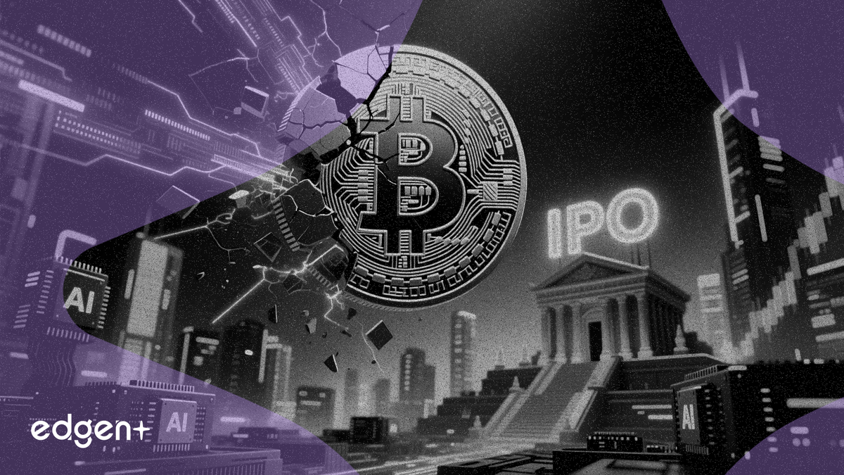 ビットコイン、1カ月で16％下落—勢いがAIとIPOにシフト