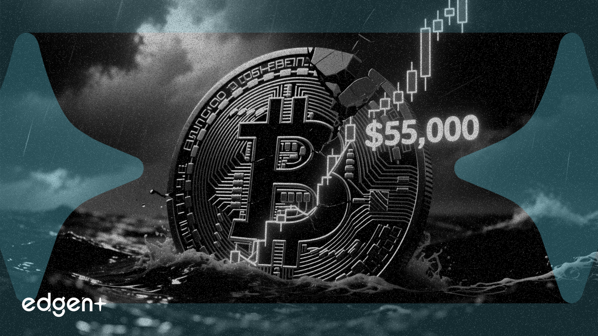 比特幣面臨25%修正風險，擴張三角形形態目標指向55,000美元