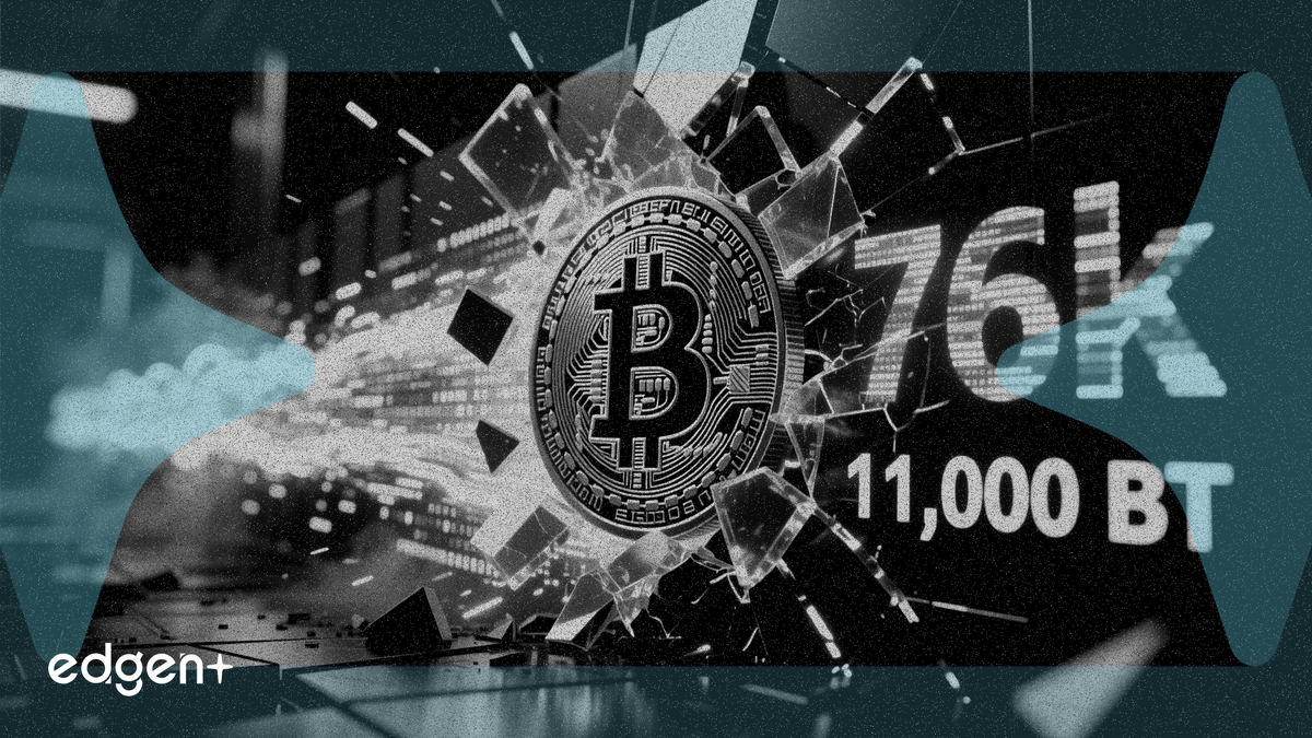比特幣面臨 7.6 萬美元阻力位，交易所流入量達 1.1 萬枚 BTC