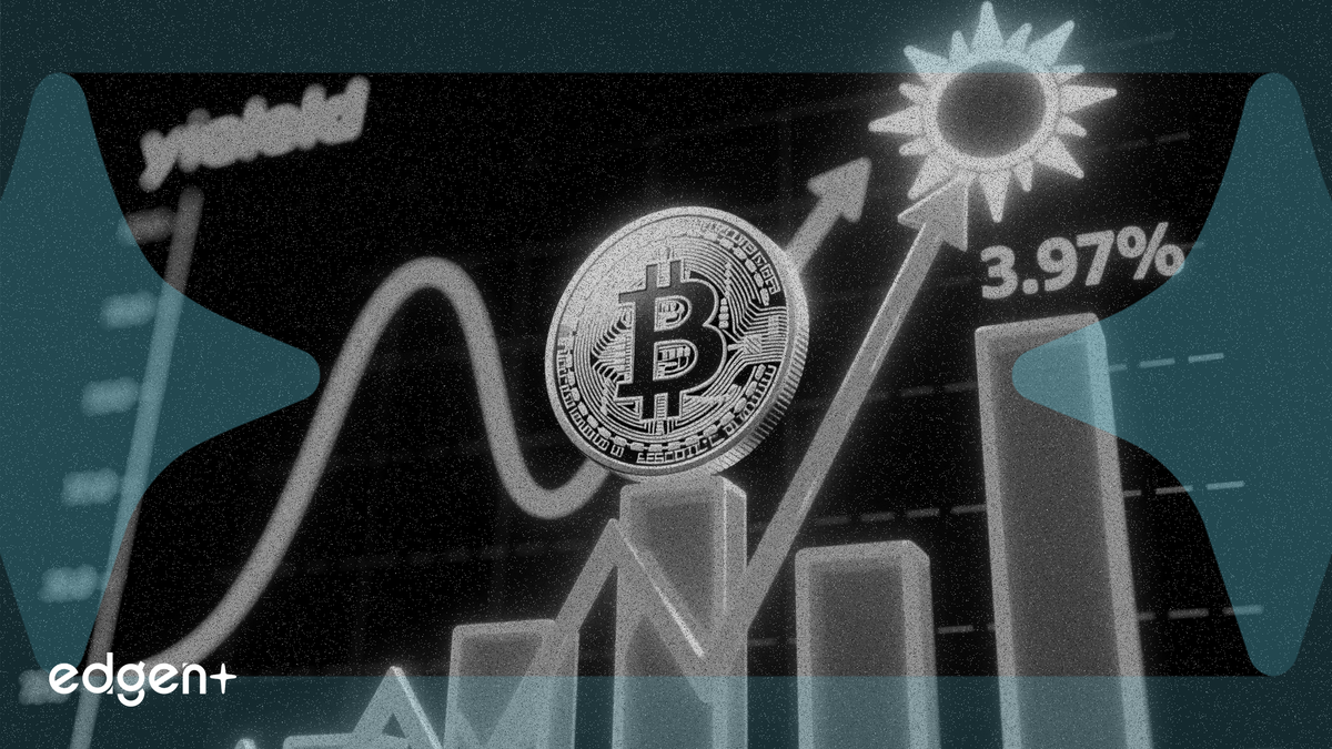 比特幣上揚，美國10年期公債殖利率從2月低點3.97%攀升