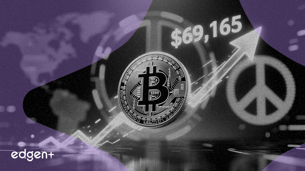 El Bitcoin sube a 69.165 dólares mientras EE. UU. e Irán consideran un alto el fuego de 45 días