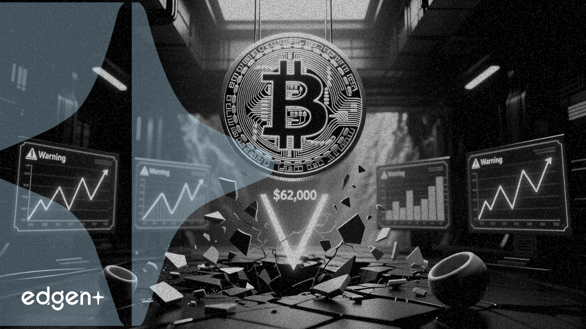 Bitcoin holds $62,000 as four charts warn of potential drop to $50,000