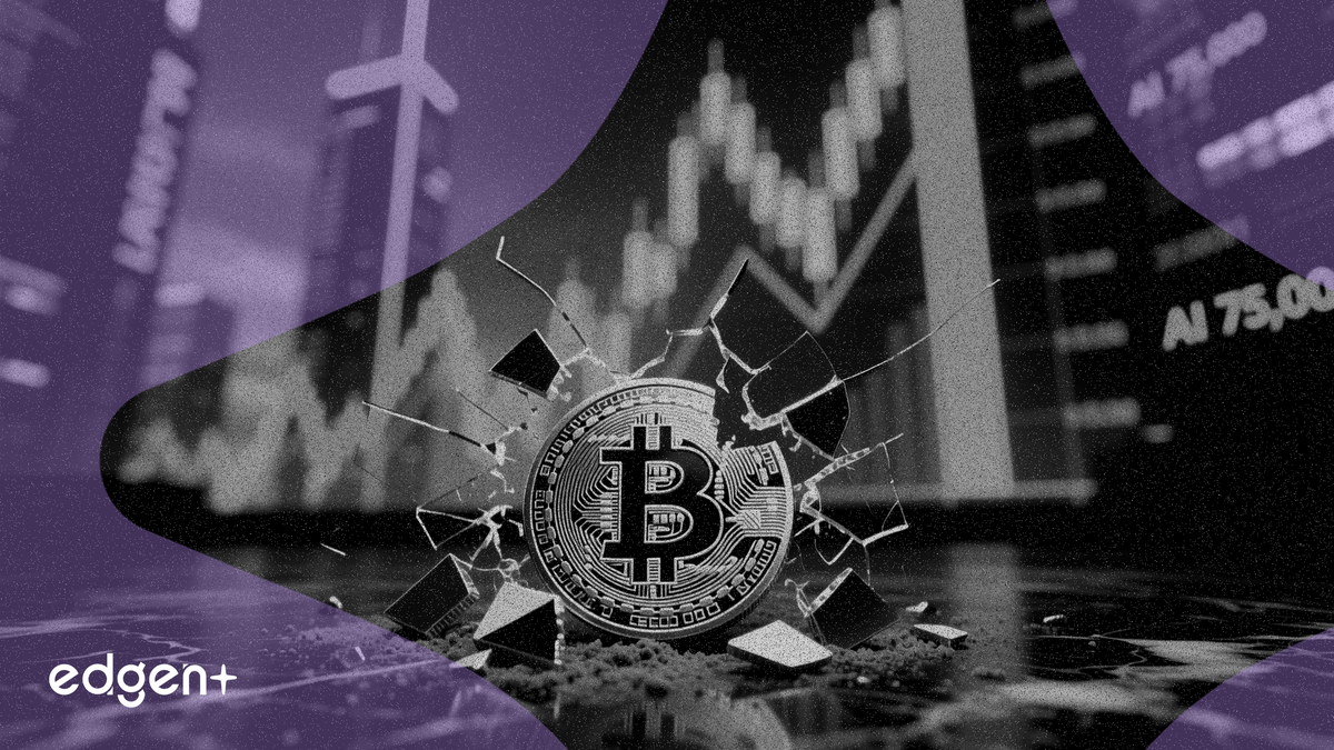 Bitcoin, yapay zeka patlamasıyla rekor kıran hisse senetlerinin gerisinde kalarak 75.000 doların altına geriledi