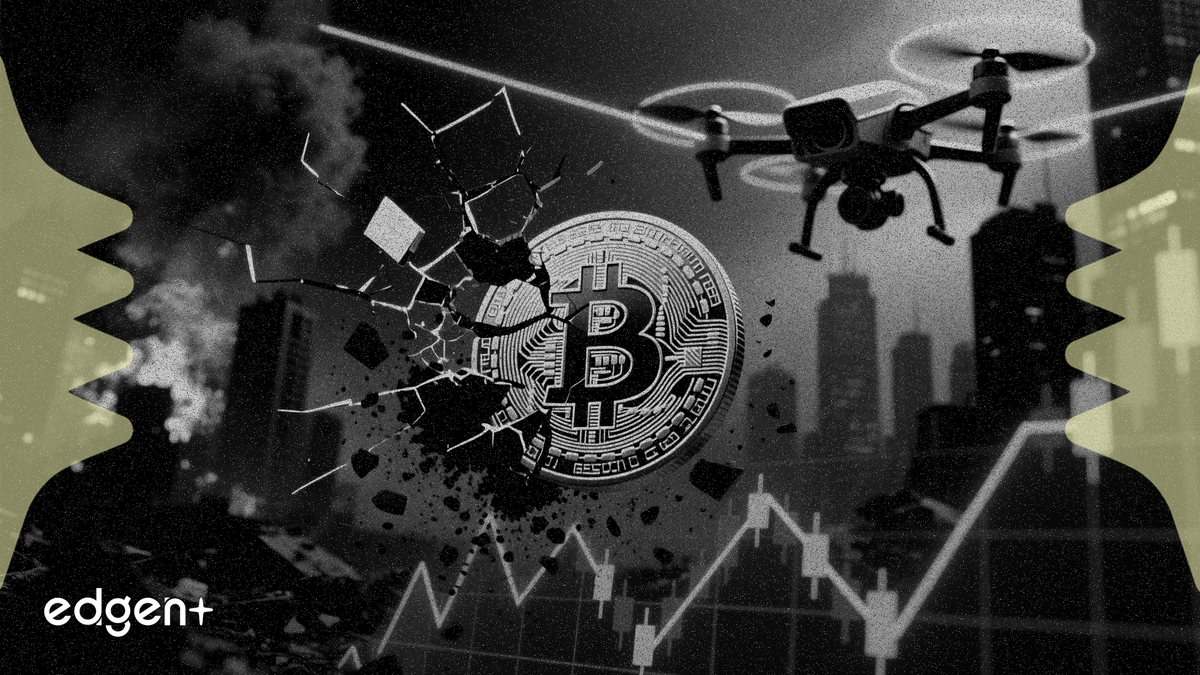 比特幣下跌至72,643美元，伊朗空襲引發加密貨幣拋售