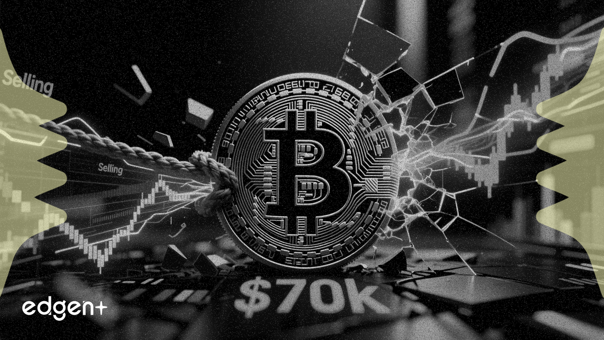 比特幣在7萬美元停滯，持有者拋售與交易所需求衝突