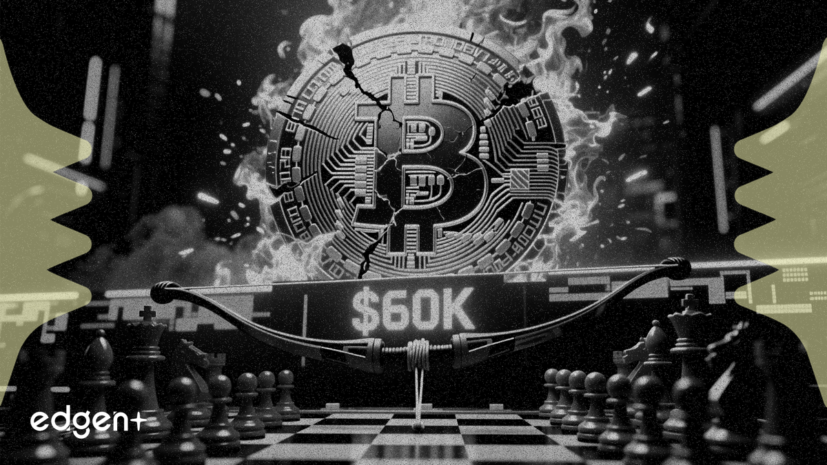 Bitcoin 60 bin $'ın altına sarktı: 1,2 milyar $'lık opsiyon riski sıkışma bahislerini körüklüyor