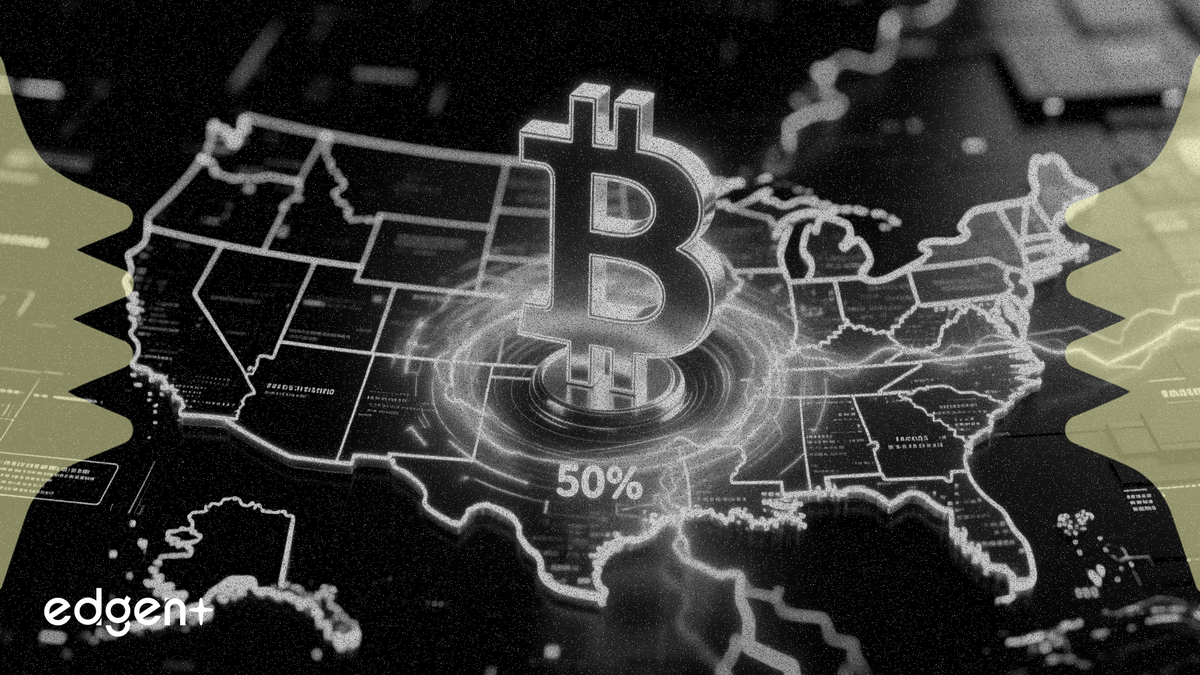 比特幣成交量向美股時段轉移，目前佔據全球現貨交易近50%