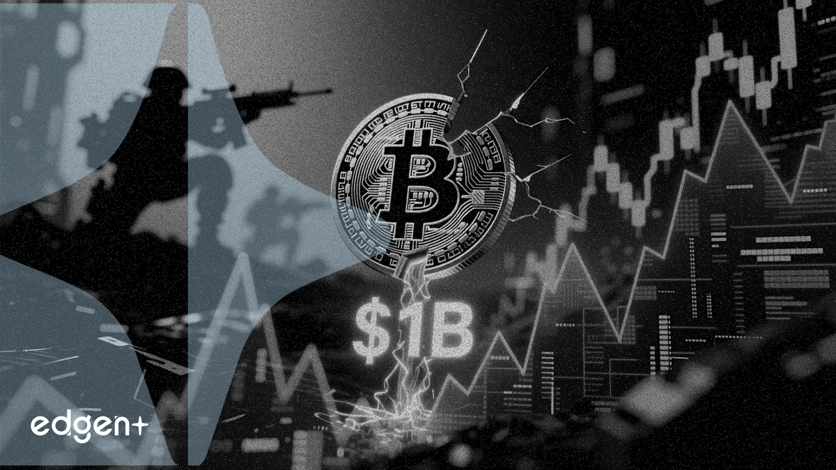 戦争激化でビットコインに10億ドル流入も動揺