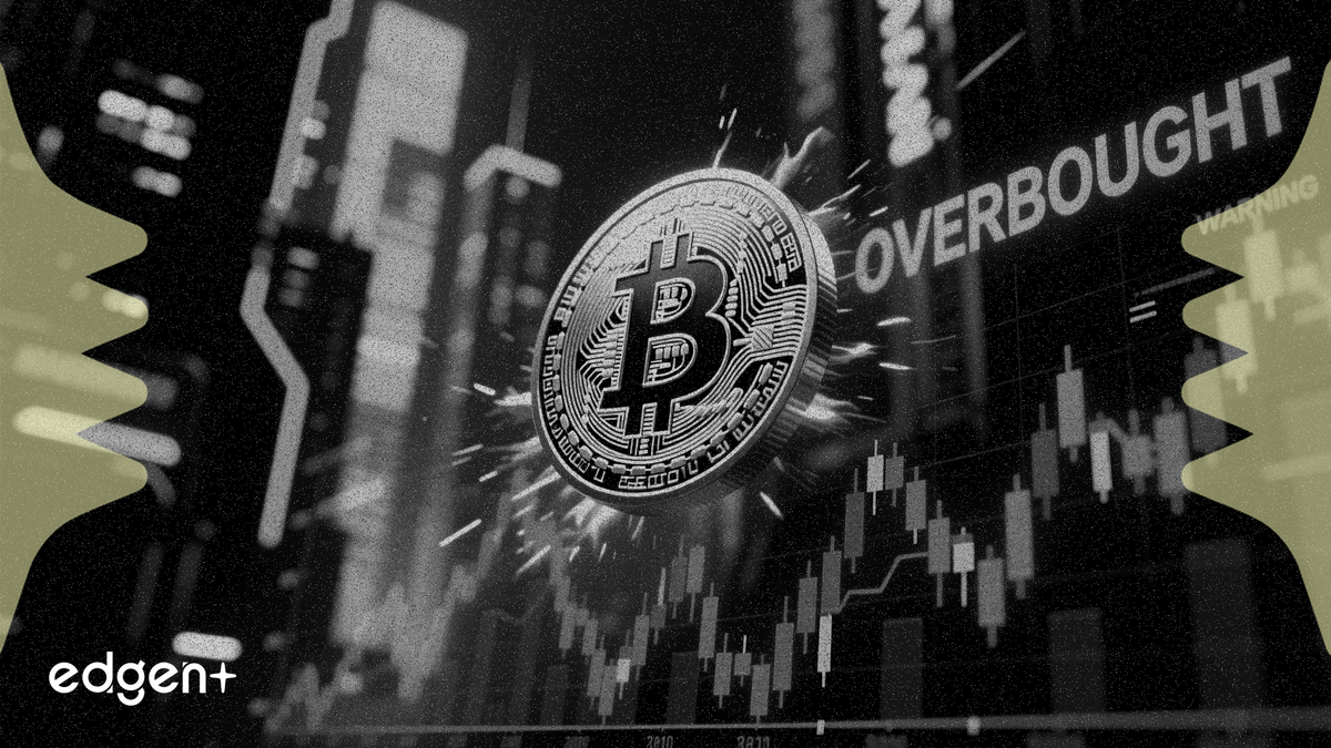 比特币上涨 36% 后在 7.8 万美元附近触发超买信号