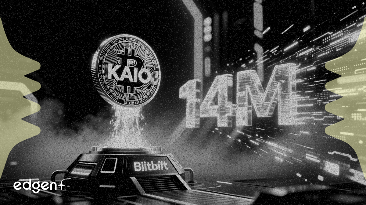 Bitget niêm yết KAIO với 14 triệu token phần thưởng trên Launchpool