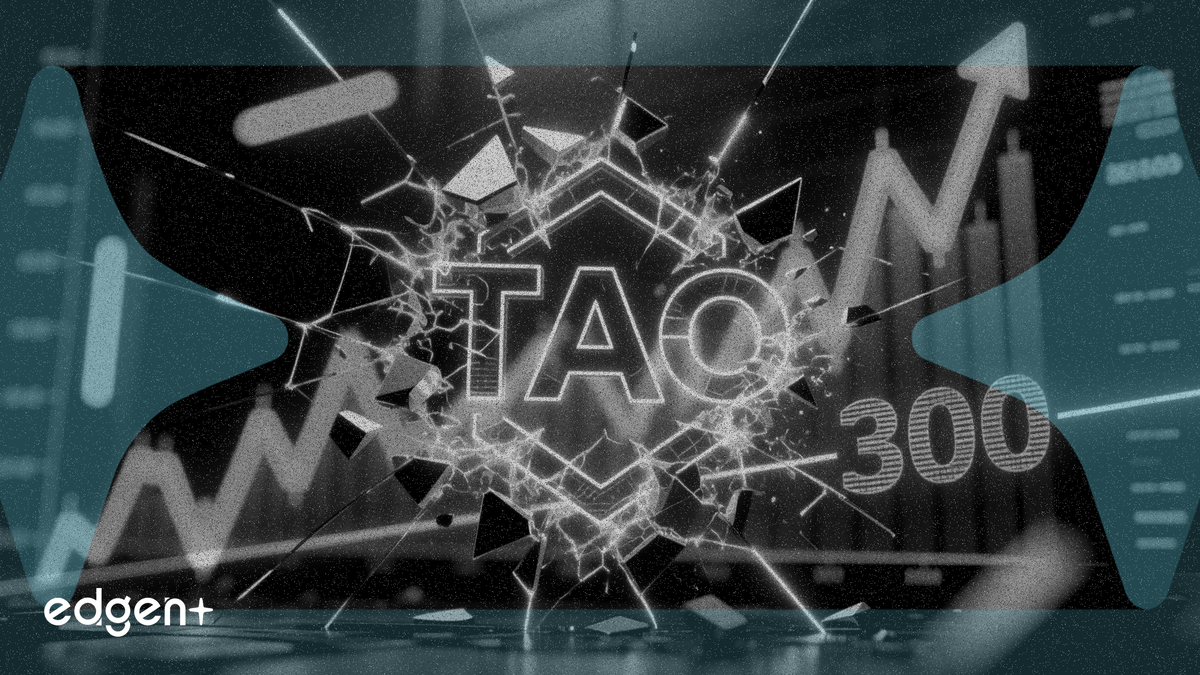 Bittensor 的 TAO 代币上涨 10%，突破 300 美元阻力位