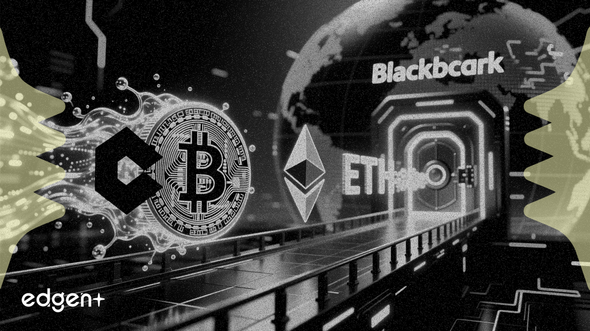 贝莱德向 Coinbase 转移超过 1.27 亿美元比特币和以太坊