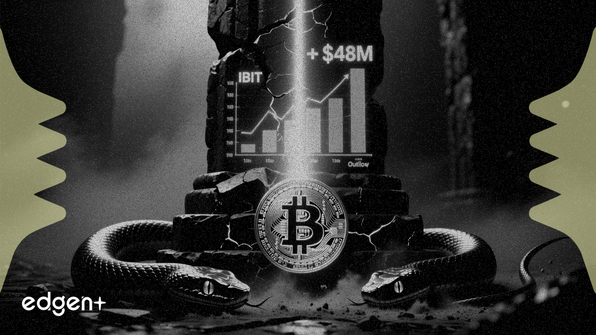 贝莱德IBIT结束13日流出趋势，单日净流入4800万美元