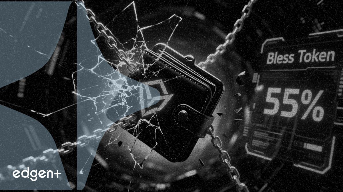 Giá Token Bless lao dốc hơn 55% sau khi các ví dự án chuyển 300 triệu coin