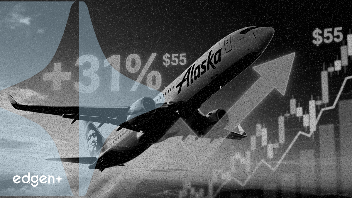BMO nâng mục tiêu giá của Alaska Air thêm 31% lên 55 USD dựa trên đánh giá định giá