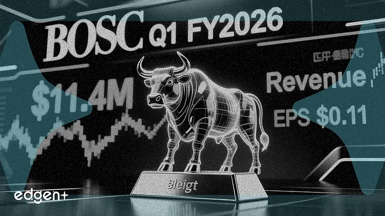 BOSC reporta ganancias de $0.11 por acción e ingresos de $11.4 millones en el primer trimestre del año fiscal 2026