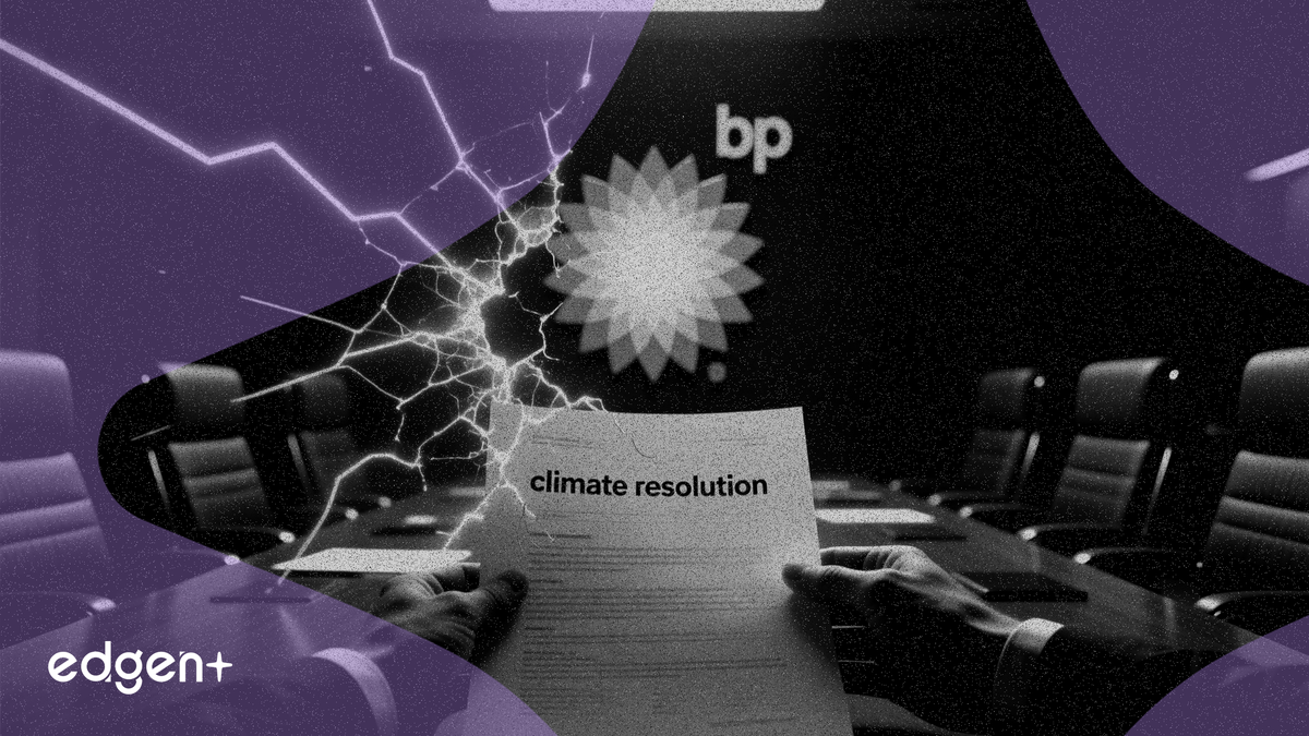 BP面临股东反抗，两家代理投票顾问公司支持气候决议