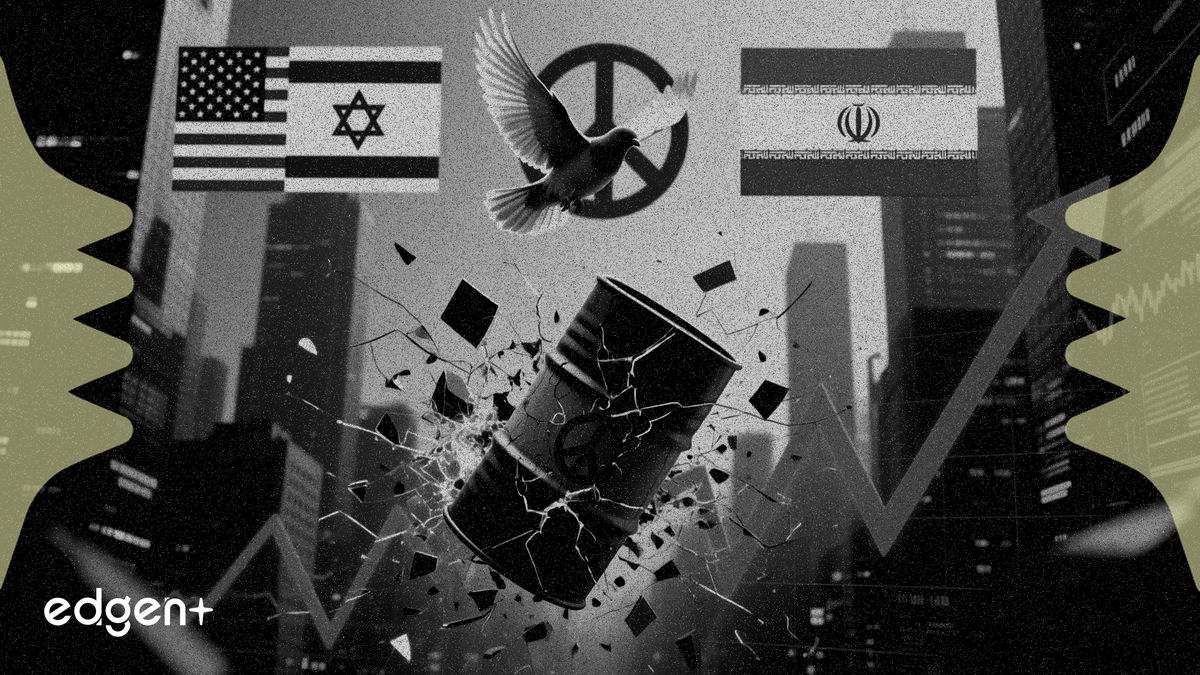 布蘭特原油跌破98美元，因美以發出伊朗局勢降級信號