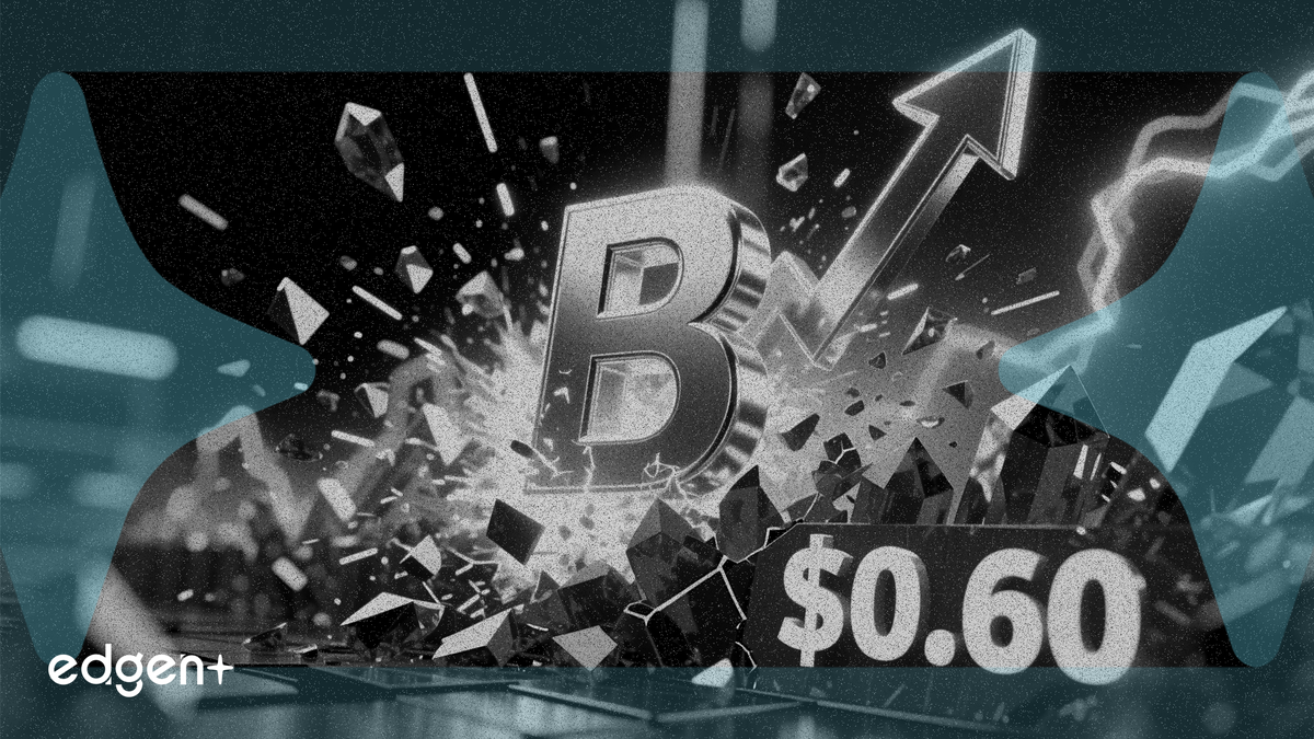 BUILDon (B) 大涨 55% 突破 0.60 美元附近关键阻力位