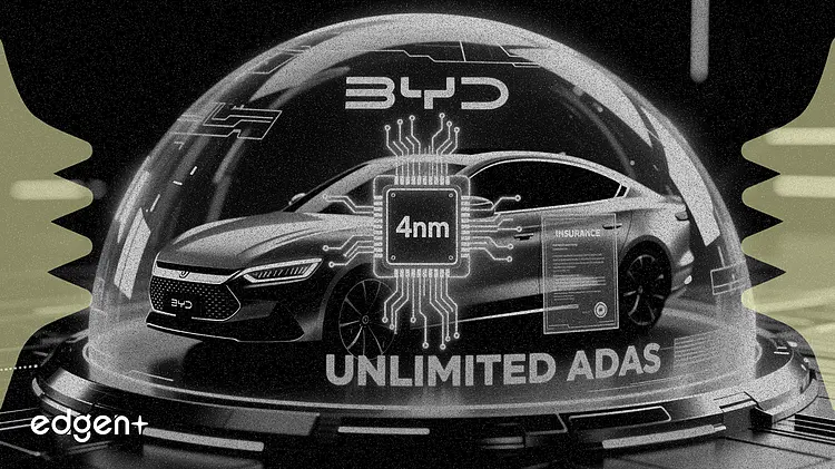 BYD lanza un chip de conducción de 4 nm y un seguro ADAS ilimitado