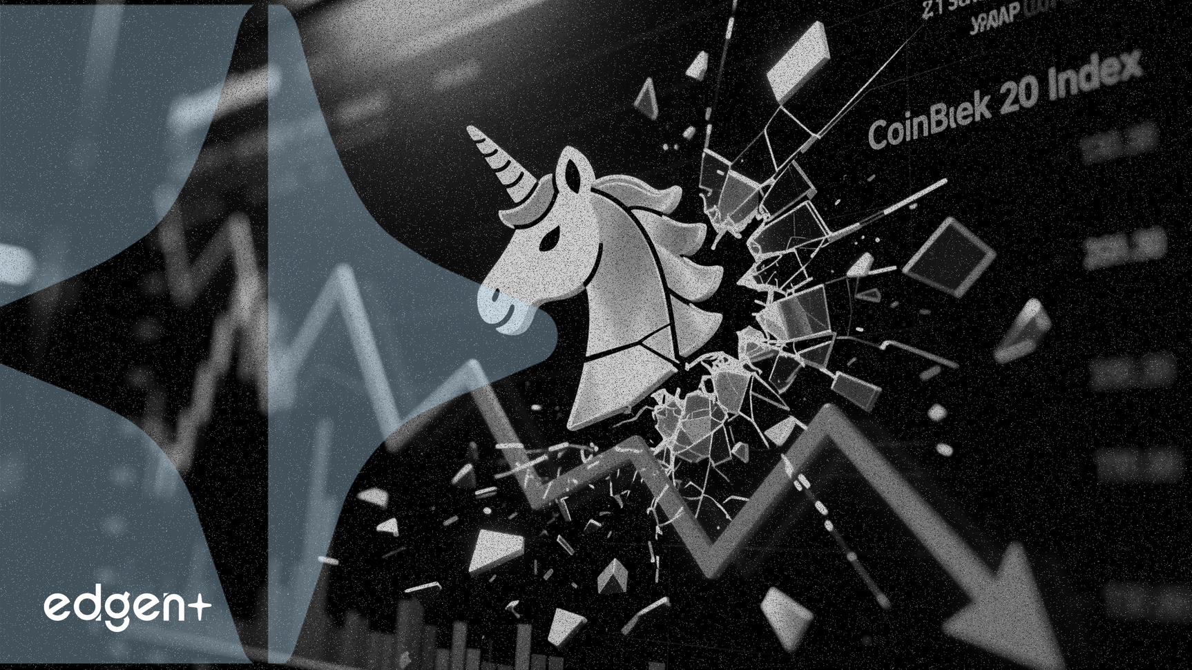 유니스왑 4.6% 하락, 코인데스크 20 지수 끌어내려