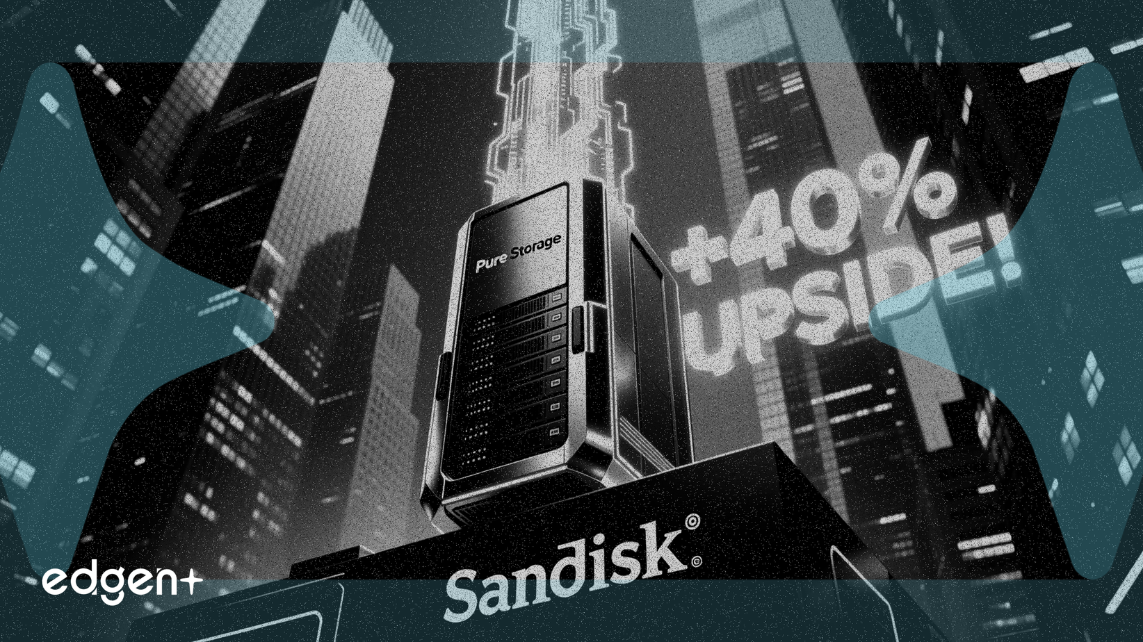 华尔街青睐Pure Storage，涨幅潜力40%高于Sandisk