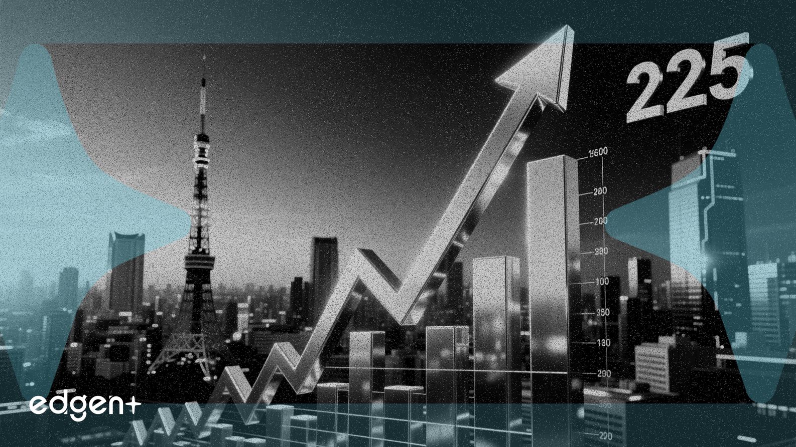 日経平均株価が4%上昇し、56,437ポイントに到達