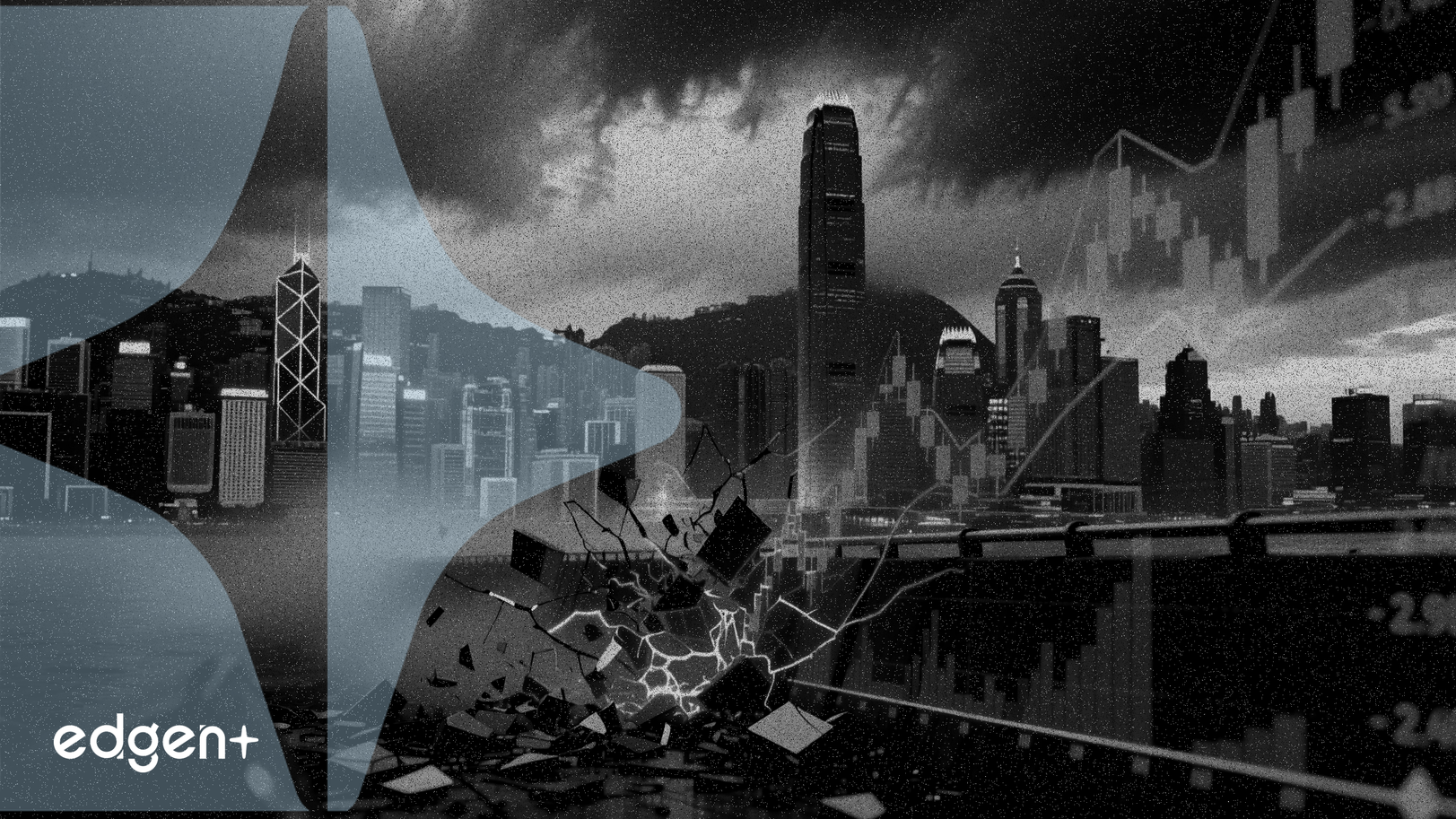 항셍지수 2.96% 급락, 25,000선 하회