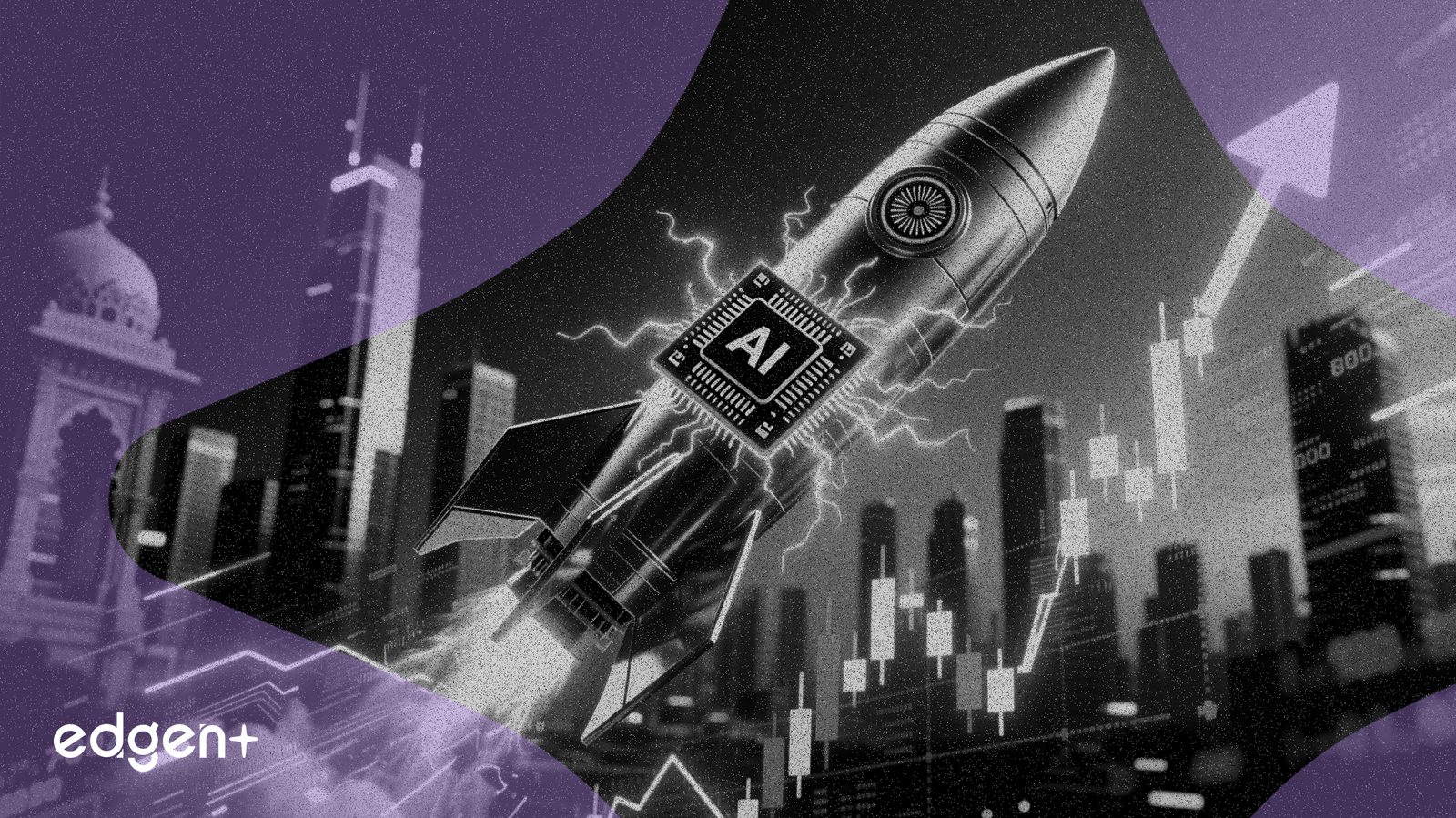 Las acciones de una empresa de IA de dos empleados se disparan un 55.000% en India