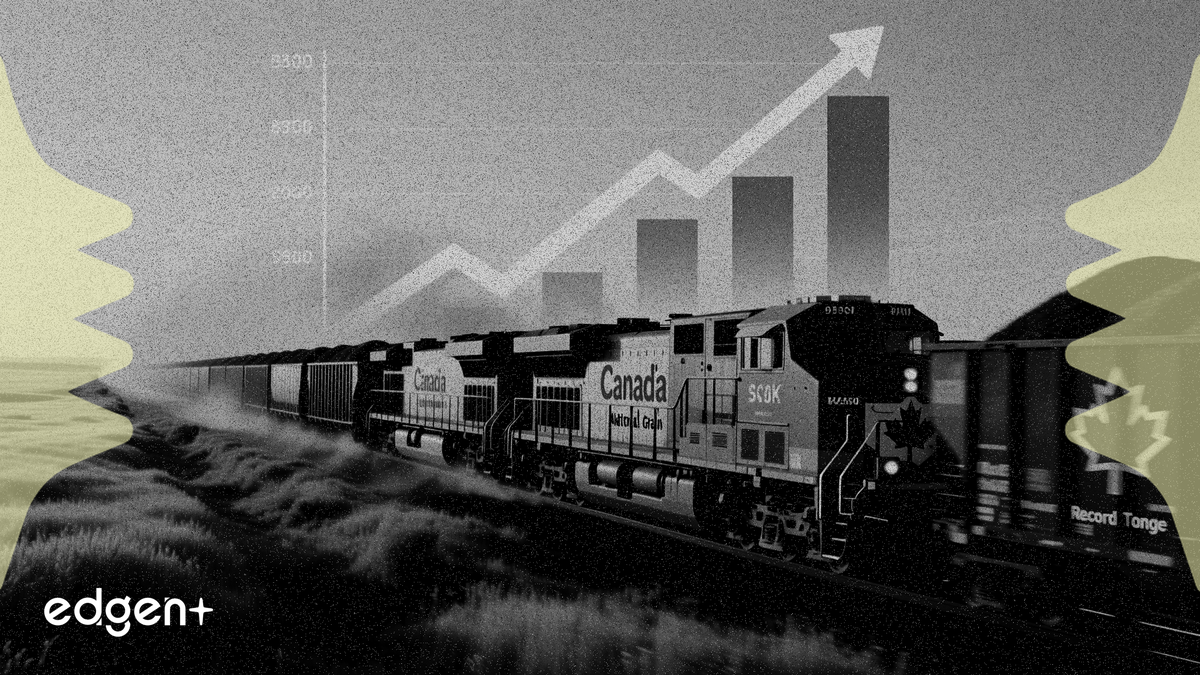 Canadian National moves record 2.96M tonnes of grain in March