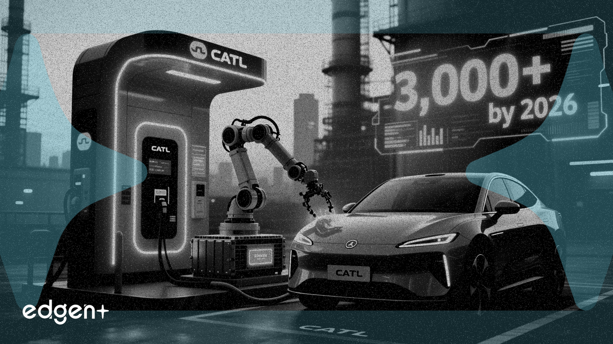 寧德時代目標在2026年底前建成3000座以上換電站