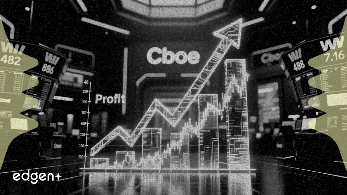 Cboe, 옵션 거래 수익 기록 경신으로 1분기 이익 48% 급증