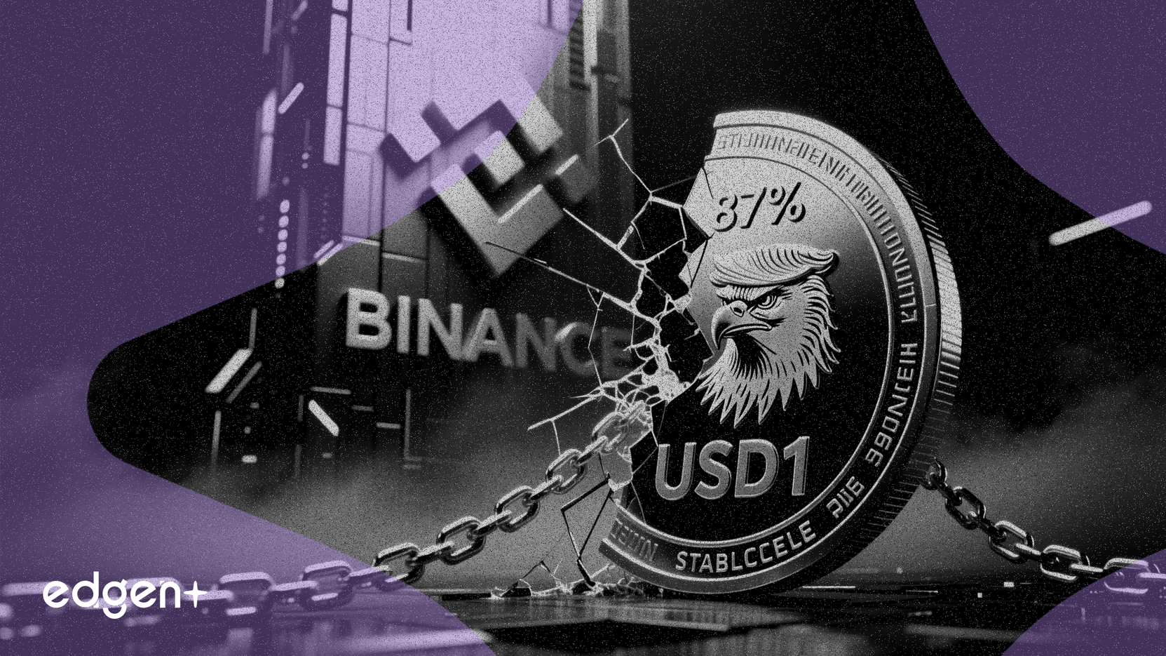Binance contrôle 87% du stablecoin USD1 lié à Trump